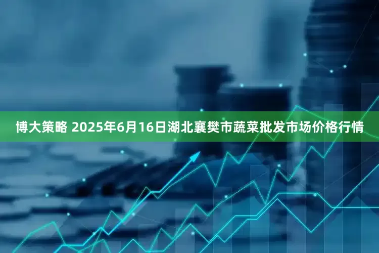 博大策略 2025年6月16日湖北襄樊市蔬菜批发市场价格行情